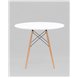 Стол|Stool Group|EAMES DSW D90, белый, столешница МДФ, ножки метал, массив бука Стол|Stool Group|EAMES DSW D90, белый, столешница МДФ, ножки метал, массив бука