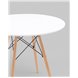 Стол|Stool Group|EAMES DSW D90, белый, столешница МДФ, ножки метал, массив бука Стол|Stool Group|EAMES DSW D90, белый, столешница МДФ, ножки метал, массив бука