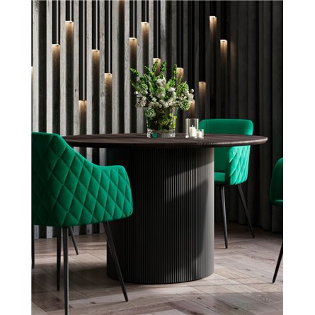 Стол|Stool Group|Ballet 120*75 столешница темное дерево ножки металл