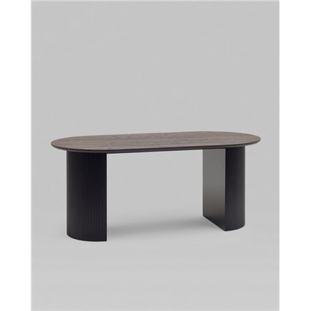 Стол|Stool Group|Ballet 180*90*75 столешница темное дерево ножки металл