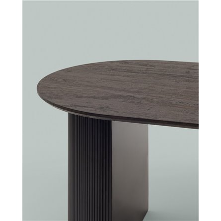 Стол|Stool Group|Ballet 180*90*75 столешница темное дерево ножки металл