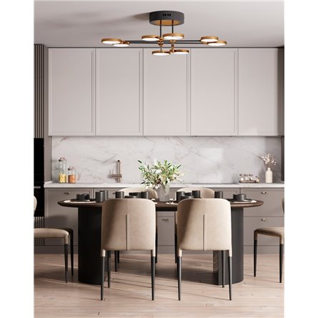 Стол|Stool Group|Ballet 200*100*75 столешница темное дерево ножки металл