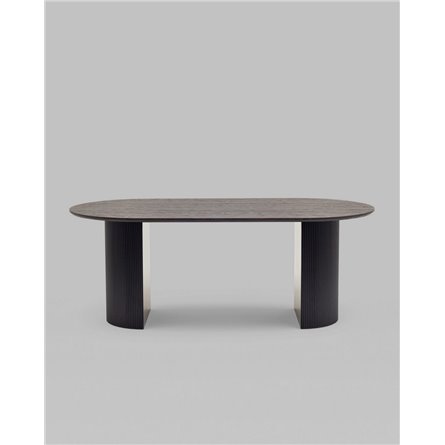 Стол|Stool Group|Ballet 200*100*75 столешница темное дерево ножки металл