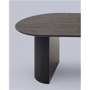 Стол|Stool Group|Ballet 200*100*75 столешница темное дерево ножки металл