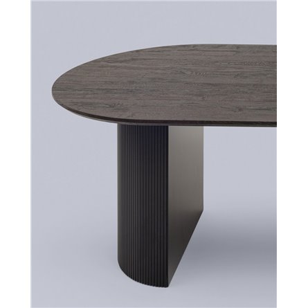 Стол|Stool Group|Ballet 200*100*75 столешница темное дерево ножки металл