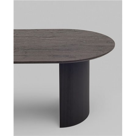 Стол|Stool Group|Ballet 200*100*75 столешница темное дерево ножки металл