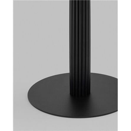 Стол|Stool Group|Stem D90 мрамор, столешница МДФ, ножка металлическая черная