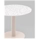 Стол|Stool Group|Stem D90 столешница терраццо ножки плиссе металл Стол|Stool Group|Stem D90 столешница терраццо ножки плиссе металл