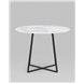 Стол|Stool Group|обеденный Дакота 100*100 белый мрамор ножки черные Стол|Stool Group|обеденный Дакота 100*100 белый мрамор ножки черные
