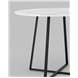 Стол|Stool Group|обеденный Дакота 100*100 белый мрамор ножки черные Стол|Stool Group|обеденный Дакота 100*100 белый мрамор ножки черные