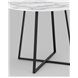 Стол|Stool Group|обеденный Дакота 100*100 белый мрамор ножки черные Стол|Stool Group|обеденный Дакота 100*100 белый мрамор ножки черные