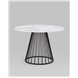 Стол|Stool Group|обеденный Ливерпуль 110*110 белый мрамор черная ножка Стол|Stool Group|обеденный Ливерпуль 110*110 белый мрамор черная ножка