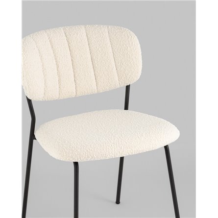 Стул|Stool Group|Кэрол без подлокотников букле белый