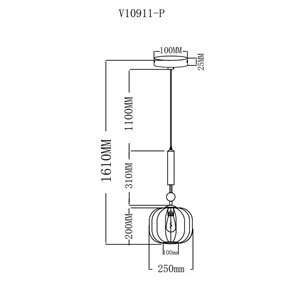 Светильник|Moderli|Moderli V10911-P Creamy подвесной