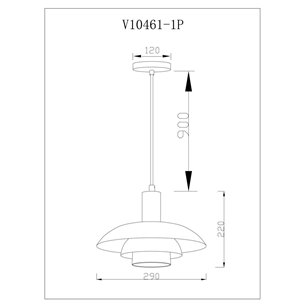Светильник|Moderli|Moderli V10657-1P Pescara подвесной