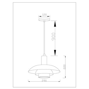 Светильник|Moderli|Moderli V10659-1P Pescara подвесной