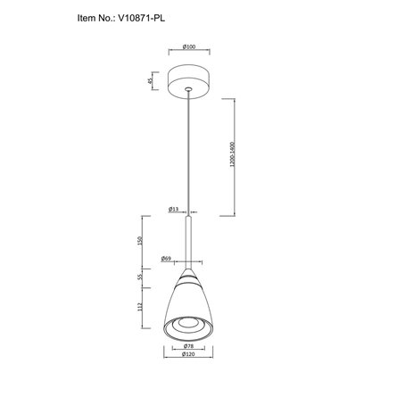 Светильник|Moderli|Moderli V10871-PL Leina подвесной светодиодный