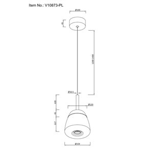 Светильник|Moderli|Moderli V10873-PL Eir подвесной светодиодный