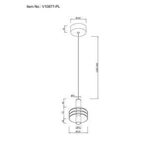 Светильник|Moderli|Moderli V10877-PL Sylv подвесной светодиодный