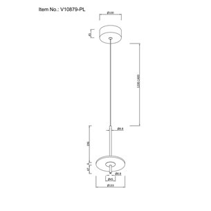 Светильник|Moderli|Moderli V10879-PL Ella подвесной светодиодный