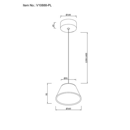 Светильник|Moderli|Moderli V10888-PL Atla подвесной светодиодный