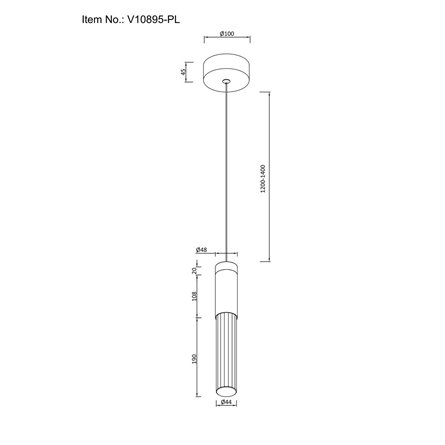 Светильник|Moderli|Moderli V10895-PL Ran подвесной светодиодный