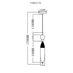 Светильник|Moderli|Moderli V10915-PL Candle подвесной светодиодный