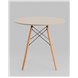 Стол|Stool Group|EAMES DSW D80, бежевый, столешница МДФ, ножки метал, массив бука Стол|Stool Group|EAMES DSW D80, бежевый, столешница МДФ, ножки метал, массив бука