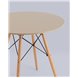 Стол|Stool Group|EAMES DSW D80, бежевый, столешница МДФ, ножки метал, массив бука Стол|Stool Group|EAMES DSW D80, бежевый, столешница МДФ, ножки метал, массив бука