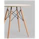Стол|Stool Group|EAMES DSW D80, бежевый, столешница МДФ, ножки метал, массив бука Стол|Stool Group|EAMES DSW D80, бежевый, столешница МДФ, ножки метал, массив бука