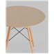 Стол|Stool Group|EAMES DSW D80, бежевый, столешница МДФ, ножки метал, массив бука Стол|Stool Group|EAMES DSW D80, бежевый, столешница МДФ, ножки метал, массив бука