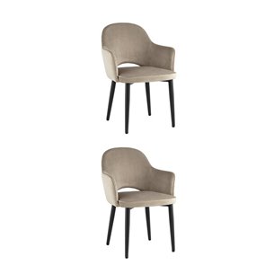 Стул Венера велюр шампань 2 шт