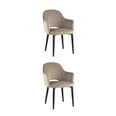 Стул Венера велюр шампань 2 шт