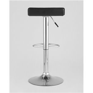 Стул барный|Stool Group|Хай-Тек черный обивка экокожа, хромированная ножка, газ-лифт