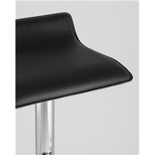 Стул барный|Stool Group|Хай-Тек черный обивка экокожа, хромированная ножка, газ-лифт
