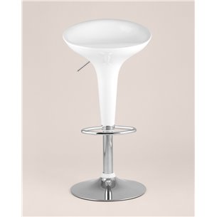 Комплект из двух стульев|Stool Group|Bomba (Бомба) белый, газ-лифт, сиденье из акрила ABS 2 шт