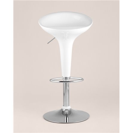 Комплект из двух стульев|Stool Group|Bomba (Бомба) белый, газ-лифт, сиденье из акрила ABS 2 шт