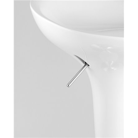 Комплект из двух стульев|Stool Group|Bomba (Бомба) белый, газ-лифт, сиденье из акрила ABS 2 шт