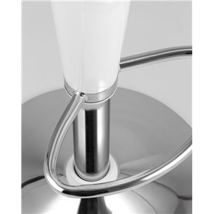 Комплект из двух стульев|Stool Group|Bomba (Бомба) белый, газ-лифт, сиденье из акрила ABS 2 шт