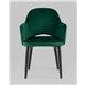 Стул|Stool Group|Венера велюр изумрудный мебельная ткань велюр металлические черные ножки Стул|Stool Group|Венера велюр изумрудный мебельная ткань велюр металлические черные ножки