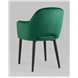 Стул|Stool Group|Венера велюр изумрудный мебельная ткань велюр металлические черные ножки Стул|Stool Group|Венера велюр изумрудный мебельная ткань велюр металлические черные ножки