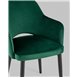 Стул|Stool Group|Венера велюр изумрудный мебельная ткань велюр металлические черные ножки Стул|Stool Group|Венера велюр изумрудный мебельная ткань велюр металлические черные ножки