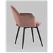 Стул|Stool Group|Венера вращающийся велюр пыльно-розовый обеденный ножки металл черный Стул|Stool Group|Венера вращающийся велюр пыльно-розовый обеденный ножки металл черный