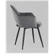 Стул|Stool Group|Венера вращающийся велюр серый обеденный ножки металл черный Стул|Stool Group|Венера вращающийся велюр серый обеденный ножки металл черный
