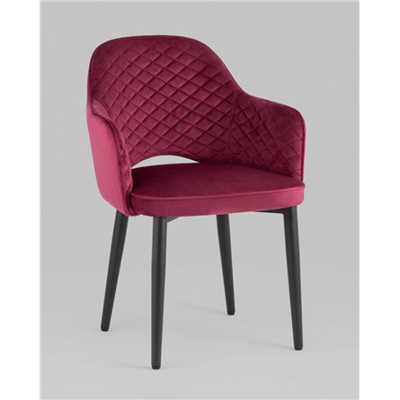 Стул|Stool Group|Венера диамант велюр бордовый
