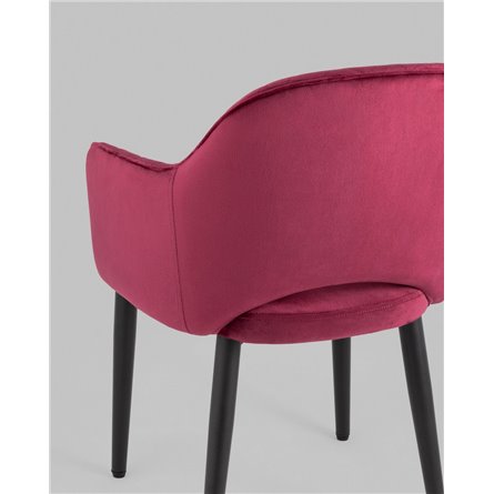 Стул|Stool Group|Венера диамант велюр бордовый