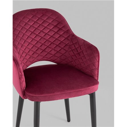 Стул|Stool Group|Венера диамант велюр бордовый