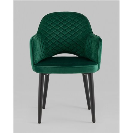 Стул|Stool Group|Венера диамант велюр изумрудный мебельная ткань велюр