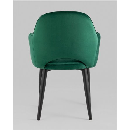 Стул|Stool Group|Венера диамант велюр изумрудный мебельная ткань велюр