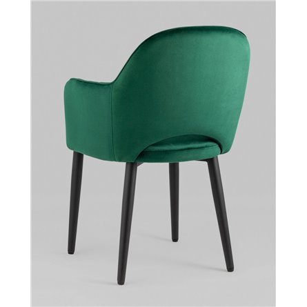 Стул|Stool Group|Венера диамант велюр изумрудный мебельная ткань велюр